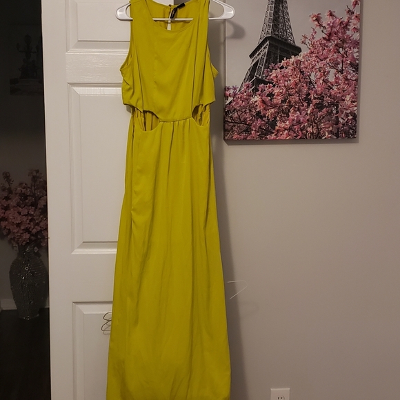 Yellow green cutout maxi - Picture 4 of 6